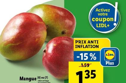 Mangue offre à 1,35€ sur Lidl