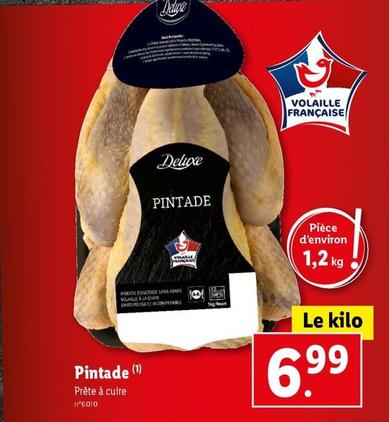 Deluxe - Pintade  offre à 6,99€ sur Lidl