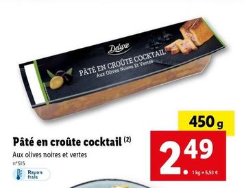 Deluxe - Pâté En Croûte Cocktail offre à 2,49€ sur Lidl