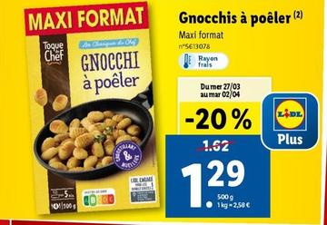 Gnocchis À Poêler offre à 1,29€ sur Lidl