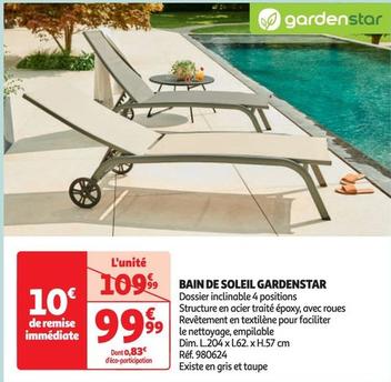 gardenstar - bain de soleil