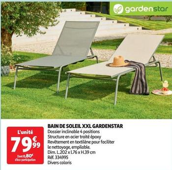 gardenstar - bain de soleil xxl