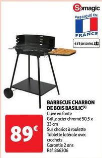 Somagic Barbecue Charbon De Bois Basilic