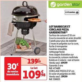 gardenstar - lot barbecue et cerclage pizza