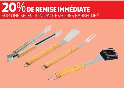 sur une sélection d'accessoires barbecue