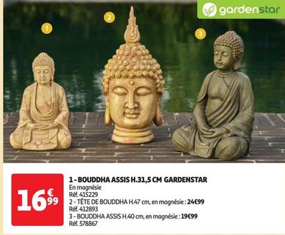 gardenstar - bouddha assis 