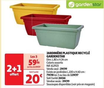 Gardenstar - Jardinière Plastique Recyclé