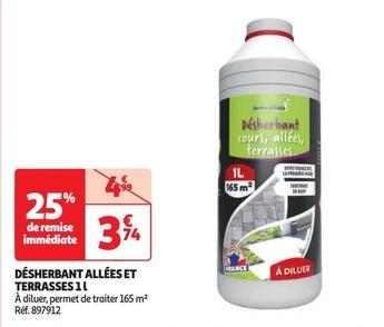 désherbant allées et terrasses 1l