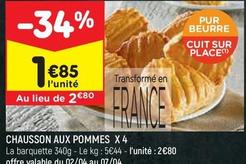 Chausson Aux Pommes X 4