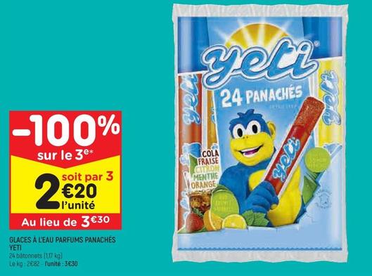 Yeti - Glaces À L'Eau Parfums Panachés