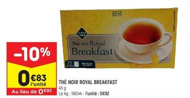 Leader Price - Thé Noir Royal Breakfast