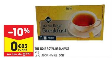 leader price - thé noir royal breakfast