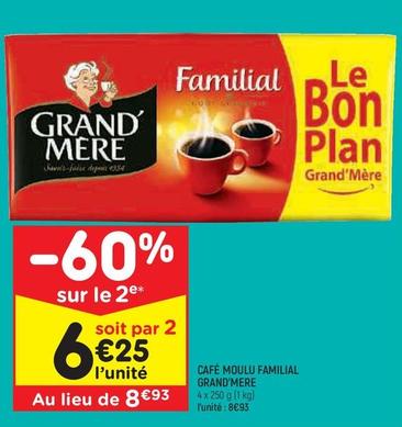 Grand'Mère - Café Moulu Familial