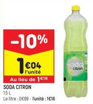 leader price - soda citron