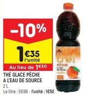 Leader Price - Thé Glace Pêche A L'Eau De Source