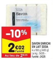 Sooa - Savon Enrichi En Lait