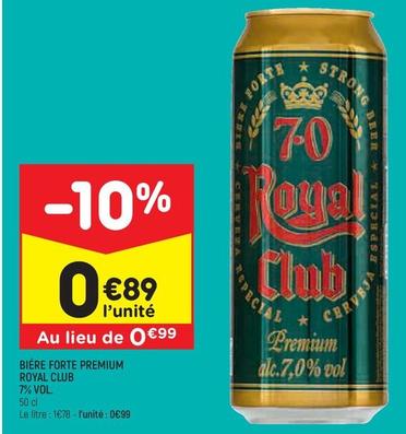royal club - biére forte premium 7% vol