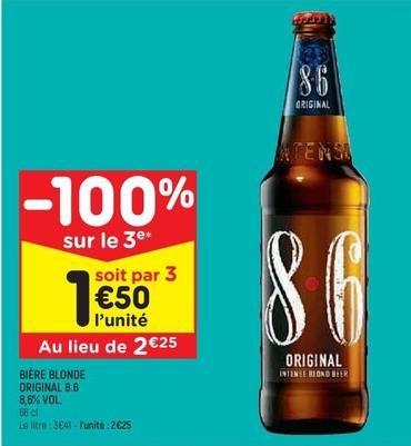 8.6 - bière blonde original 8,6% vol