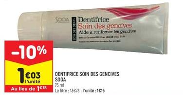 Sooa - Dentifrice Soin Des Gencives