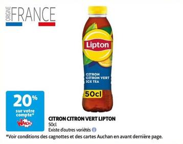 Lipton - Citron Citron Vert