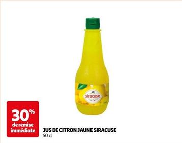 Jus De Citron Jaune Siracuse