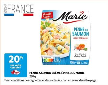 Marie - Penne Saumon Crème Épinards