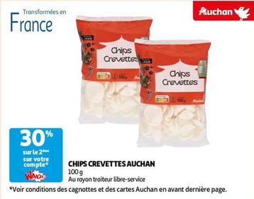 Chips Crevettes Auchan