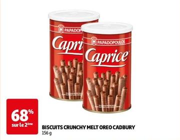 oreo - biscuits crunchy melt cadbury