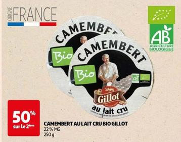 Camembert Au Lait Cru Bio Gillot