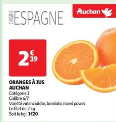 Auchan - Oranges À Jus 