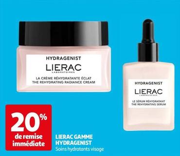 Lierac - Gamme Hydragenist offre sur Auchan Hypermarché