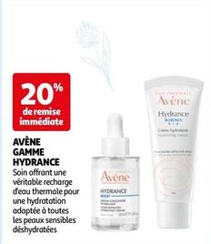 Avène - Gamme Hydrance offre sur Auchan Hypermarché