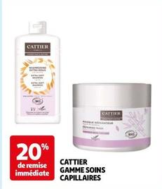 Cattier - Gamme Soins Capillaires offre sur Auchan Hypermarché