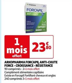Arkopharma - Forcapil Anti-chute Force-croissance-résistance offre à 23,8€ sur Auchan Hypermarché