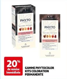 Phyto - Gamme Phytocolor Kits Coloration Permanente offre sur Auchan Hypermarché