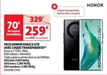 Honor - Pack Magics Lite Avec Coque Transparente