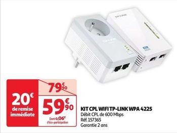 tp-link - kit cpl wifi wpa 4225