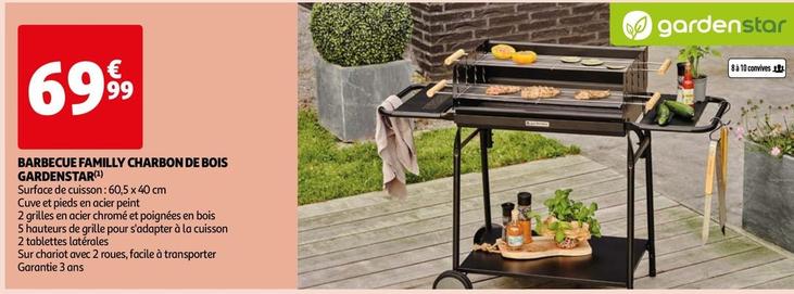 Gardenstar - Barbecue Familly Charbon De Bois