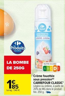 crème à fouetter