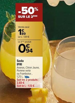 Soda offre sur Carrefour Drive