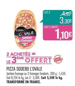 L'Ovale - Pizza Sodebo  offre à 1,1€ sur Supermarché Match
