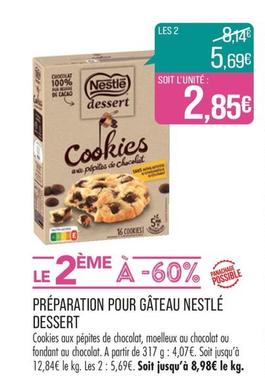 Nestle - Preparation Pour Gateau Dessert  offre à 4,07€ sur Supermarché Match