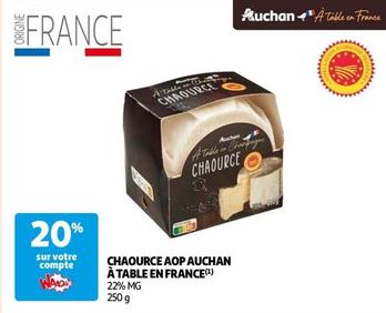 Auchan - Chaource AOP A Table En France 