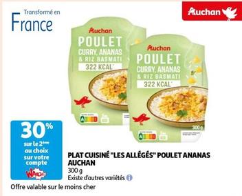 Auchan - Plat Cuisiné "Les Alleges"Poulet Ananas 