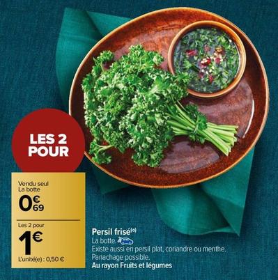 Persil offre sur Carrefour Contact