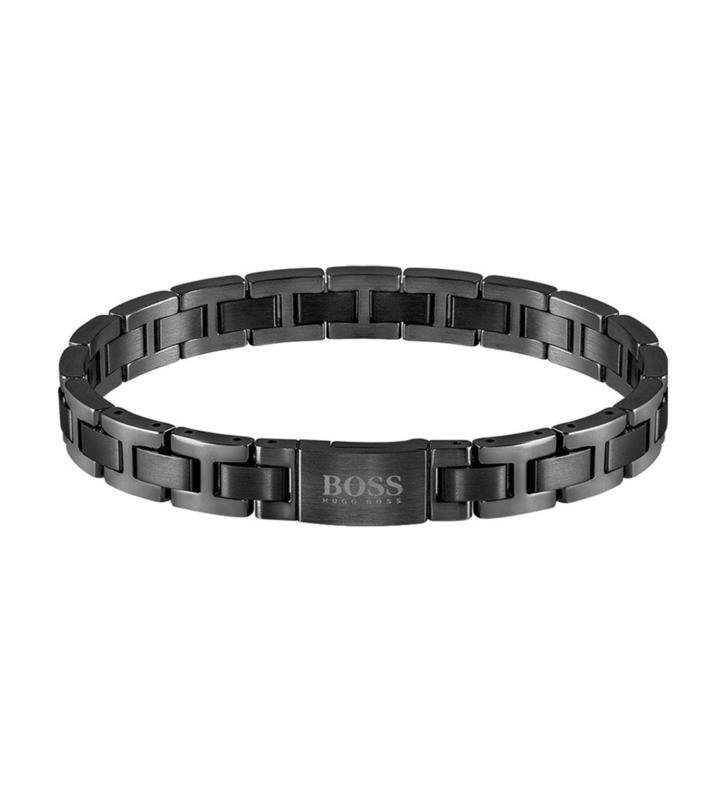 Bracelet Homme Metal links essentials Noir 1580055-PAR