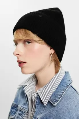 Bonnet en maille côtelée offre à 12,99€ sur Esprit