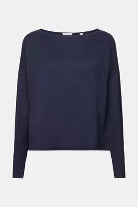 Pull-over en coton et lin offre à 29,99€ sur Esprit