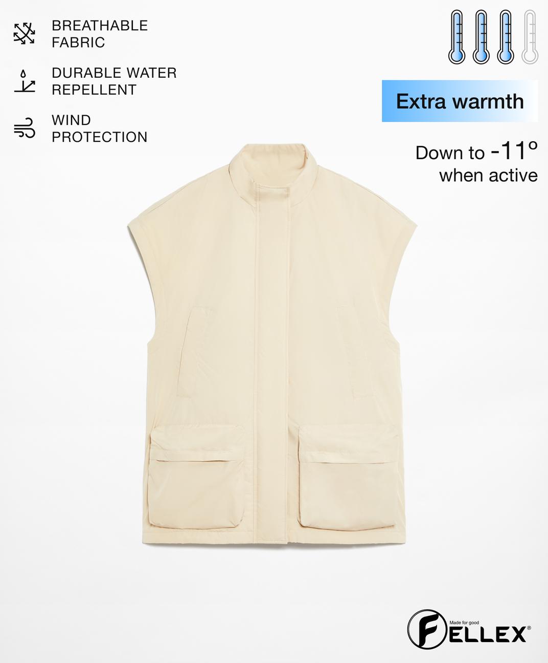 Gilet oversize déperlant FELLEX® avec AEROGEL