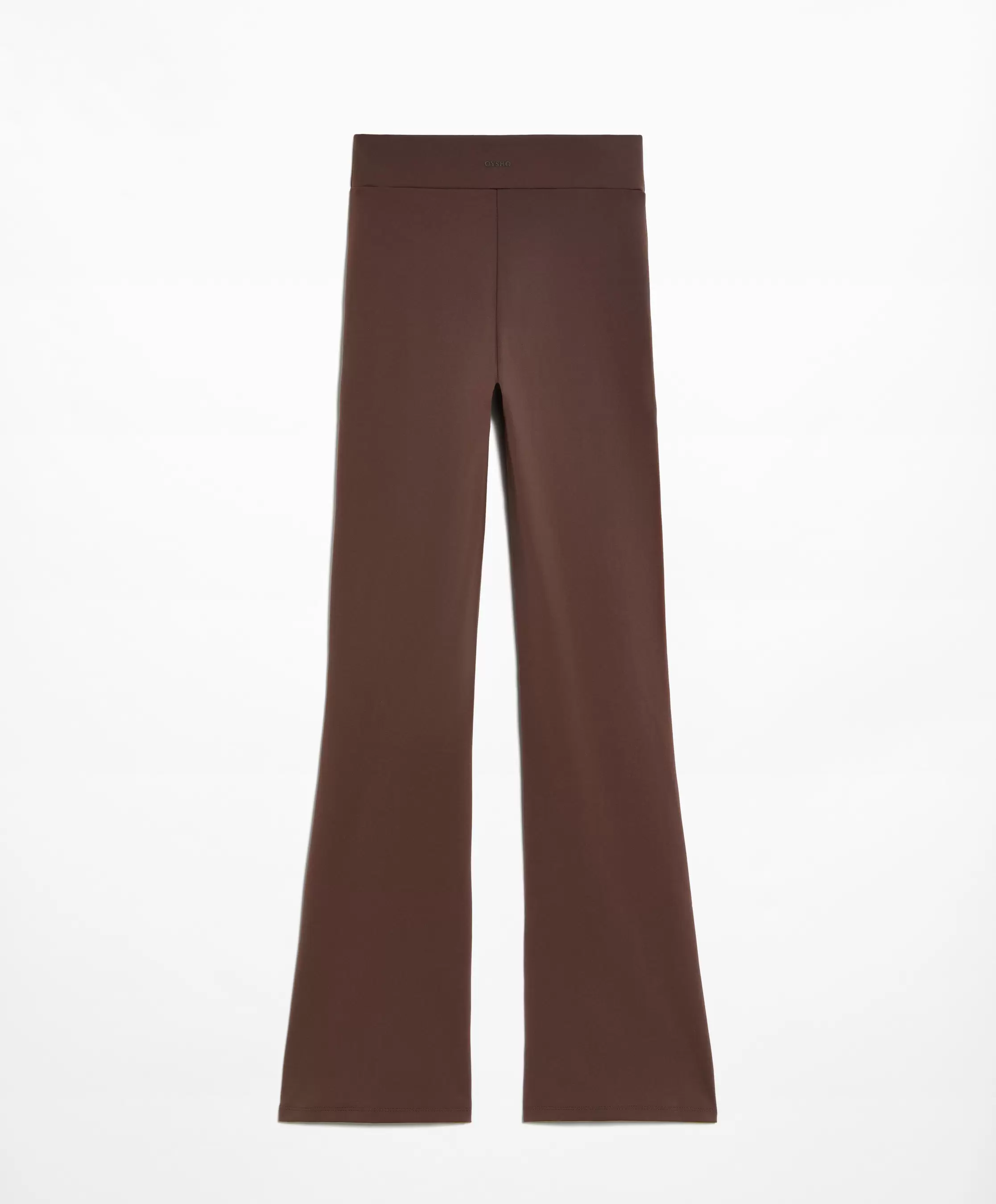 Pantalon flare warm high rise à nervure 80 cm offre à 35,99€ sur Oysho